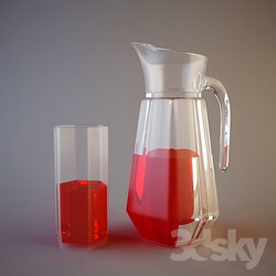 Tableware - glass jug 