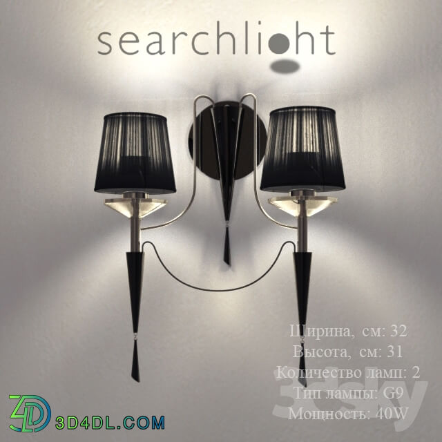 Wall light - Searchlight 2082-2CC