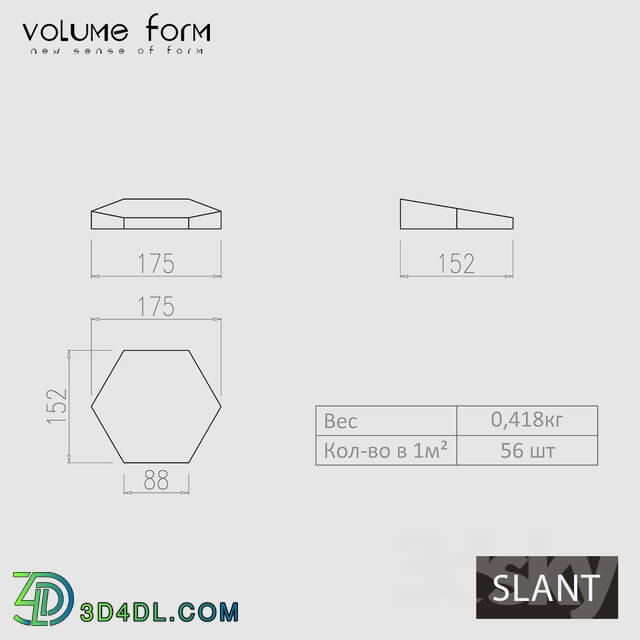 3D panel - _OM_ SLANT