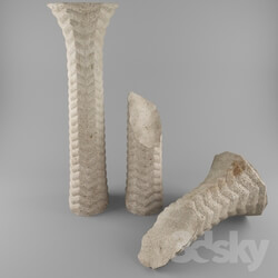 Decorative plaster - column 