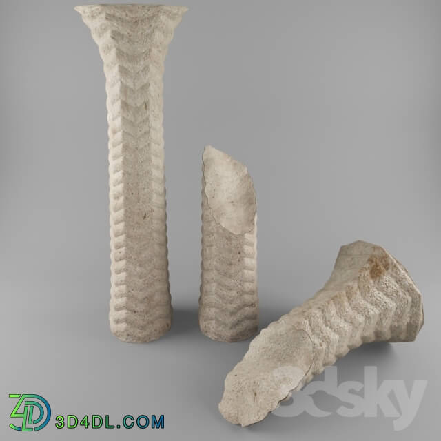 Decorative plaster - column