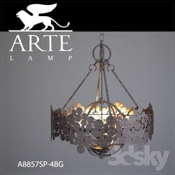 Ceiling light - Chandelier ArteLamp A8857SP-4BG 