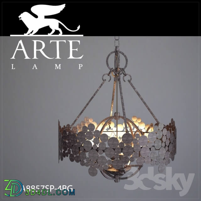 Ceiling light - Chandelier ArteLamp A8857SP-4BG