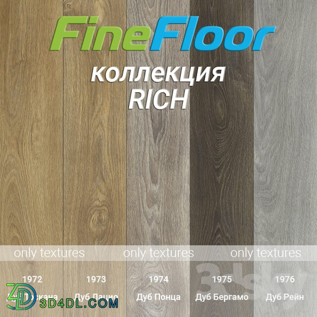 Floor coverings - _OM_ Quartz Vinyl Fine Floor Collection Rich