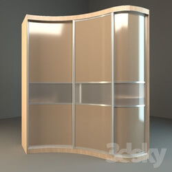 Wardrobe _ Display cabinets - Sliding wardrobe Radius-line 