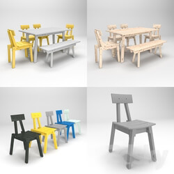 Table _ Chair - Industry Ikea table_ chair_ bench 2018 