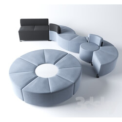 Other soft seating - Actiu Bend modular chairs 