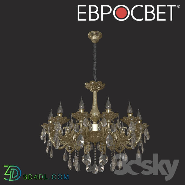 Ceiling light - OM Suspended chandelier with Bogate__39_s crystal 284_12 Strotskis
