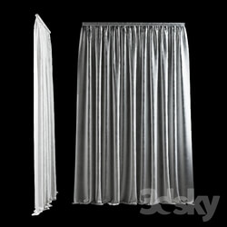 Curtain - Animated Wide Curtain for sliding doors 