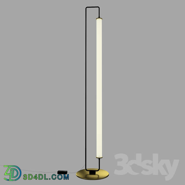 Floor lamp - Linear Metal LED Floor Lamp