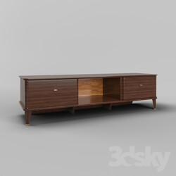 Sideboard _ Chest of drawer - OM TV stand Fratelli Barri MESTRE in mahogany veneer finish _Mahogany C__ FB.TV.MES.329 