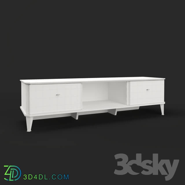 Sideboard _ Chest of drawer - OM TV stand Fratelli Barri MESTRE in mahogany veneer finish _Mahogany C__ FB.TV.MES.329