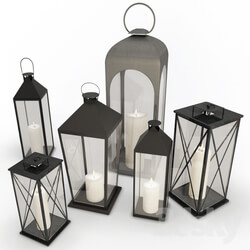 Other decorative objects - Metallic Lanterns 