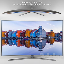 TV - Samsung 65 _quot_SUHD 4K Curved Smart TV JS9000 