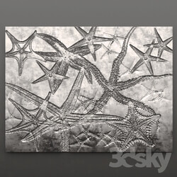Other decorative objects - Decor for wall. Panel. Starfish 