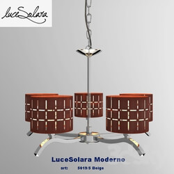 Ceiling light - Chandelier LuceSolara Moderno 5019_5 Beige 