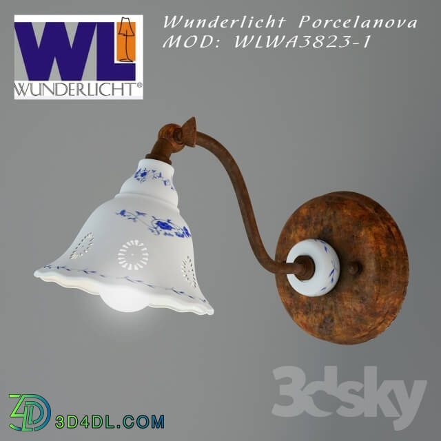 Wall light - Wunderlicht  _ Porcelanova