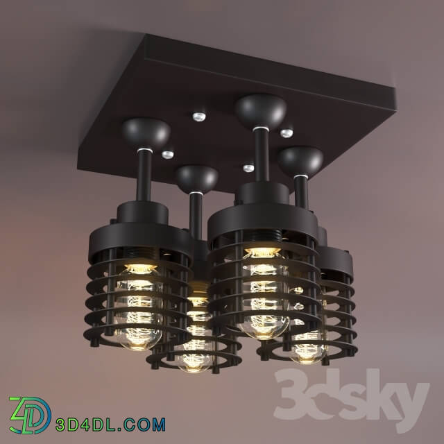 Ceiling light - Lamp Loft Industry Hard Square