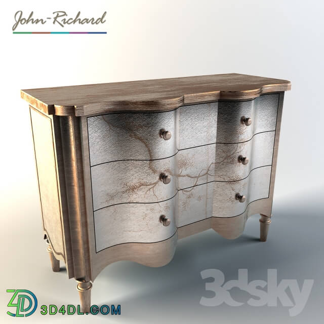Sideboard _ Chest of drawer - John Richard Portobello Serpentine Chest