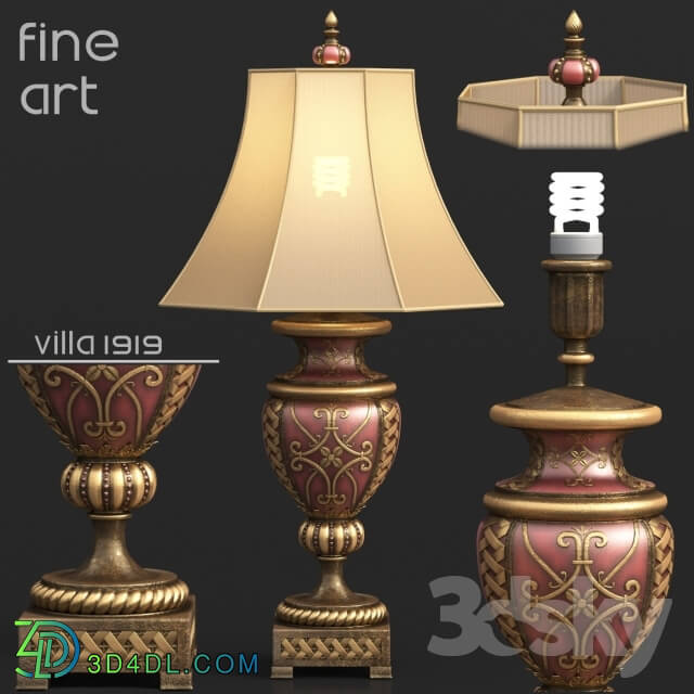 Table lamp - Lamp Villa in 1919 from the Fine Art