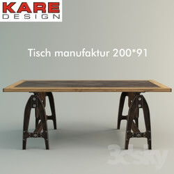 Table - TISCH MANUFAKTUR 200X91 by Kare design 