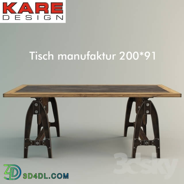 Table - TISCH MANUFAKTUR 200X91 by Kare design