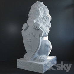 Sculpture - Sculpture of a lion. 