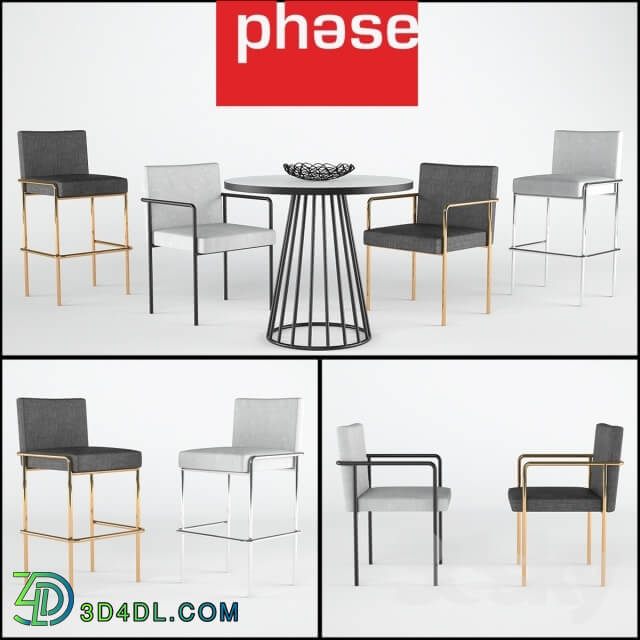 Table _ Chair - Trolley bar stool _amp_ Side Chair