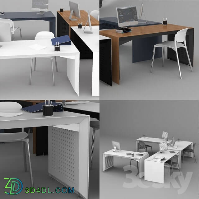 Office furniture - Office Desk Pack01