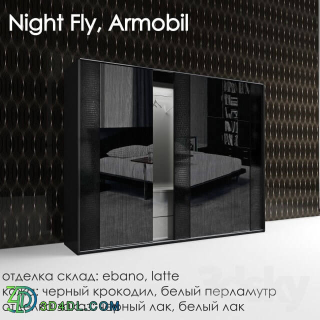 Wardrobe _ Display cabinets - Night Fly. Armobil.