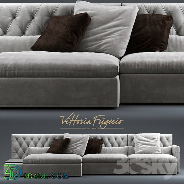 Sofa - Sofa Dominio capitonne Frigerio Salotti