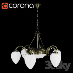Ceiling light - chandelier Odeon Light 1990_8 Ovale 