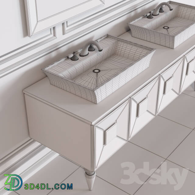 Bathroom furniture - Armadi Art. Fiaba