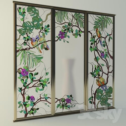 Wardrobe _ Display cabinets - The stained glass Windows for doors-Coupe 