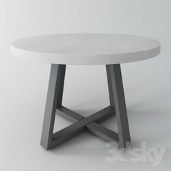 Table - Slab Round Table 