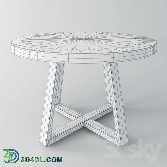 Table - Slab Round Table