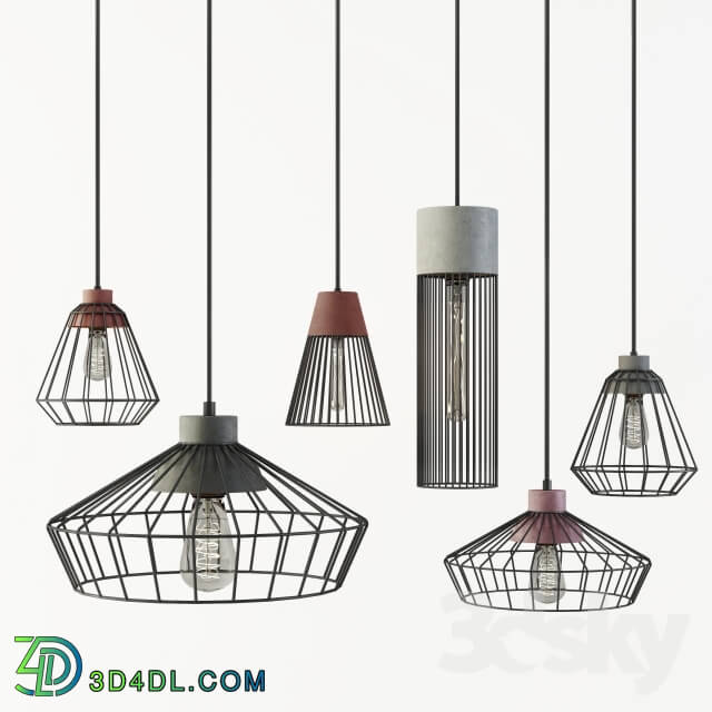 Ceiling light - Wrought iron chandelier