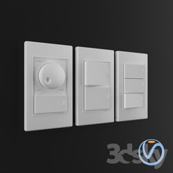 Wall light - Wall Switches White 