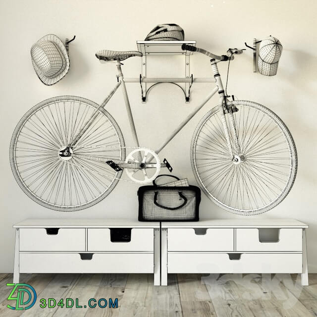 Other decorative objects - Bicycle storage system