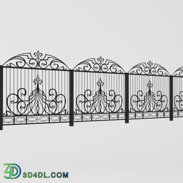 Other architectural elements - Fence forged