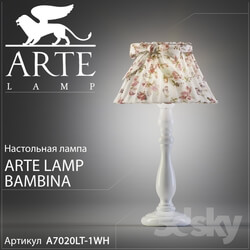 Table lamp - Table lamp Arte Lamp Bambina A7020LT-1WH 