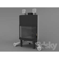 Fireplace - Fireplace burner _Simple-PRISM_ 