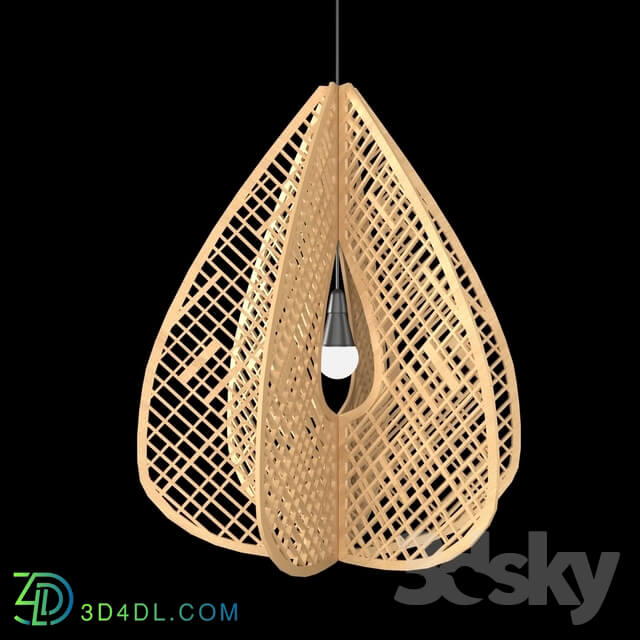 Ceiling light - Wooden chandelier