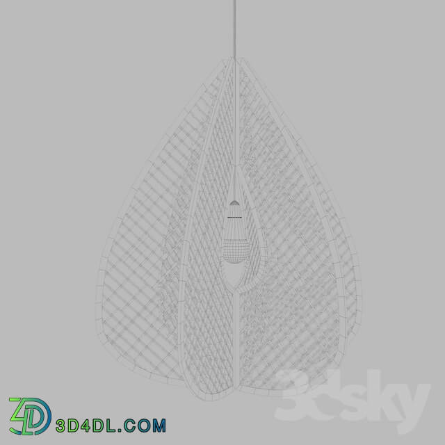 Ceiling light - Wooden chandelier