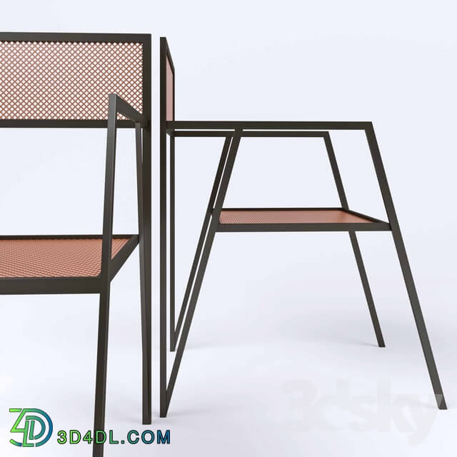 Chair - Chair-Metal-Mesh