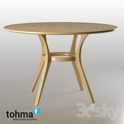 Table - ENSO. Oak Round Dining Table 