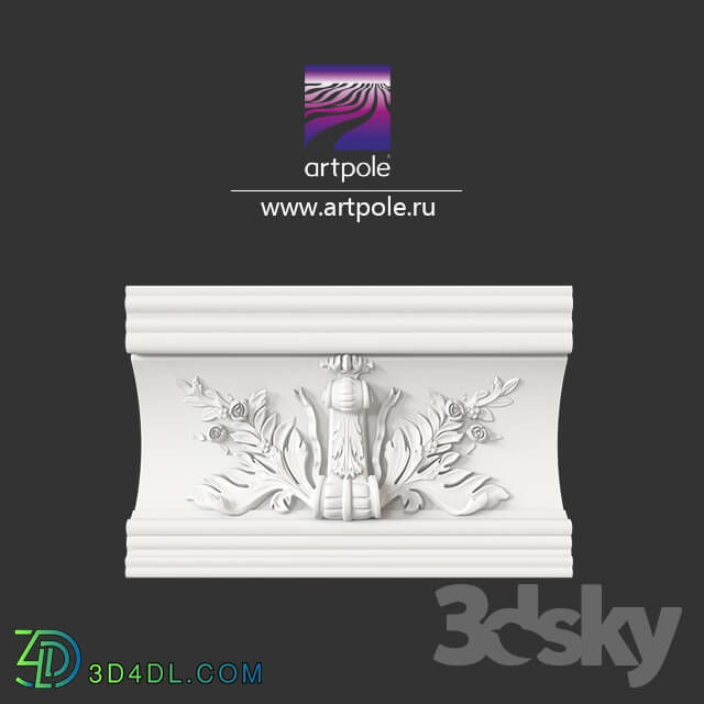 Decorative plaster - Ornamental cornice