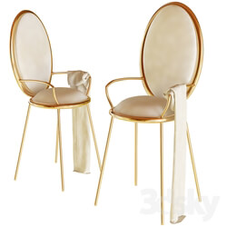 Chair - Gold chair 