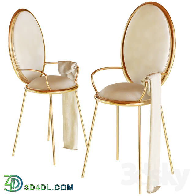 Chair - Gold chair