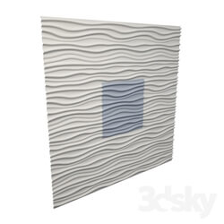 Other decorative objects - 3D wave Panel 